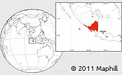 Blank Location Map of Lampung