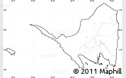 Blank Simple Map of Lampung, cropped outside, no labels