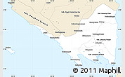 Classic Style Simple Map of Lampung