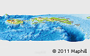 Physical Panoramic Map of Kab. Maluku Tengah