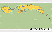 Savanna Style Simple Map of Kab. Maluku Tengah, cropped outside