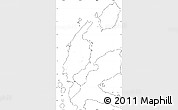 Blank Simple Map of Kab. Maluku Utara, no labels