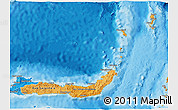 Political Shades 3D Map of North Sulawesi