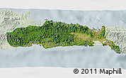 Satellite 3D Map of Kab. Gorontalo, lighten