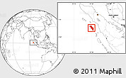 Blank Location Map of Kab. Nias