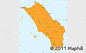 Political Simple Map of Kab. Nias