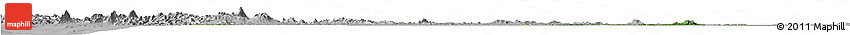 Satellite Horizon Map of Riau, lighten, desaturated