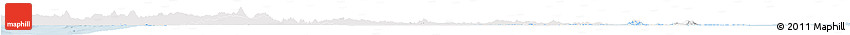 Silver Style Horizon Map of Riau, single color outside