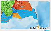 Political 3D Map of Kab. Bulukumba