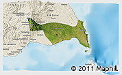 Satellite 3D Map of Kab. Bulukumba, shaded relief outside