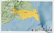 Savanna Style 3D Map of Kab. Bulukumba