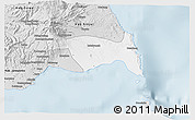 Silver Style 3D Map of Kab. Bulukumba