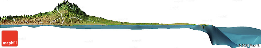 Satellite Horizon Map of Kab. Bulukumba