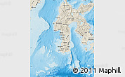 Shaded Relief Map of South Sulawesi