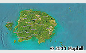 Satellite 3D Map of Kab. Belitung