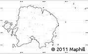 Blank Simple Map of Kab. Belitung, no labels