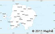 Classic Style Simple Map of Kab. Belitung