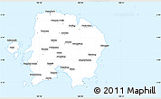 Gray Simple Map of Kab. Belitung