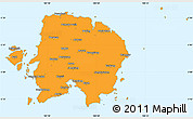 Political Simple Map of Kab. Belitung