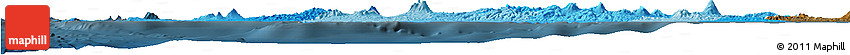 Political Shades Horizon Map of West Java, darken
