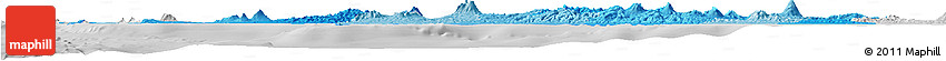 Political Shades Horizon Map of West Java, lighten, desaturated