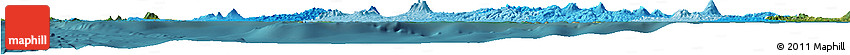 Political Shades Horizon Map of West Java, satellite outside