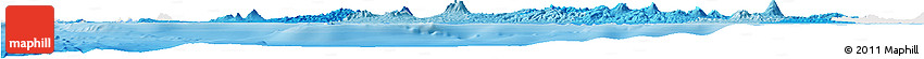 Political Shades Horizon Map of West Java, single color outside
