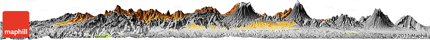 Physical Horizon Map of Kab. Bandung, desaturated