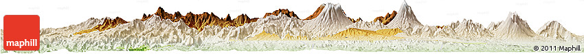 Physical Horizon Map of Kab. Bandung, lighten
