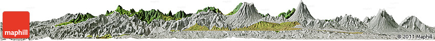 Satellite Horizon Map of Kab. Bandung, lighten, semi-desaturated