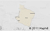 Shaded Relief 3D Map of Kab. Bekasi, lighten, desaturated