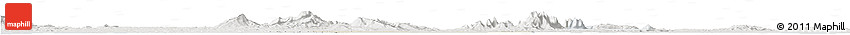 Shaded Relief Horizon Map of Kab. Bekasi, lighten, semi-desaturated