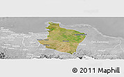 Satellite Panoramic Map of Kab. Bekasi, lighten, desaturated