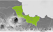 Physical 3D Map of Kab. Cirebon, desaturated