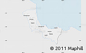 Silver Style Map of Kab. Cirebon, single color outside