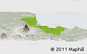 Physical Panoramic Map of Kab. Cirebon, lighten, semi-desaturated