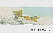 Satellite Panoramic Map of Kab. Cirebon, lighten