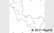 Blank Simple Map of Kab. Cirebon, cropped outside