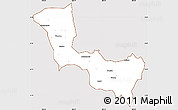 Classic Style Simple Map of Kab. Cirebon, cropped outside
