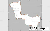 Gray Simple Map of Kab. Cirebon, cropped outside