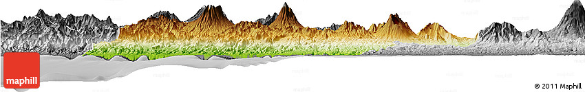 Physical Horizon Map of Kab. Garut, desaturated
