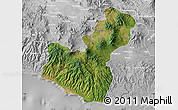 Satellite Map of Kab. Garut, lighten, desaturated