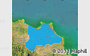 Political Map of Kab. Indramayu, satellite outside