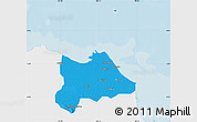 Political Map of Kab. Indramayu, single color outside