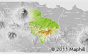 Physical 3D Map of Kab. Kuningan, lighten, desaturated