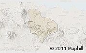 Shaded Relief 3D Map of Kab. Kuningan, lighten