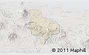 Shaded Relief 3D Map of Kab. Kuningan, lighten, semi-desaturated