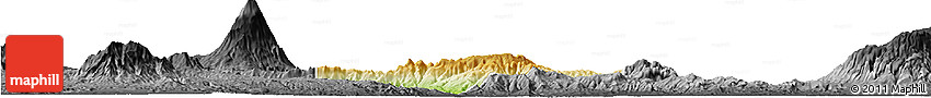 Physical Horizon Map of Kab. Kuningan, darken, desaturated