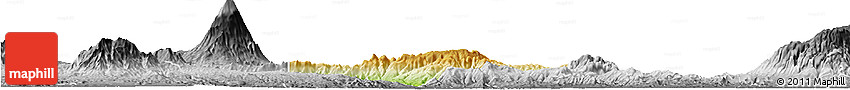 Physical Horizon Map of Kab. Kuningan, desaturated