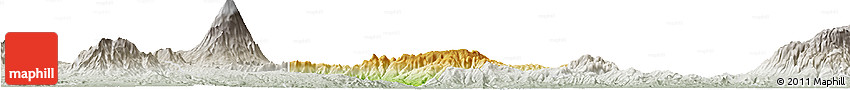 Physical Horizon Map of Kab. Kuningan, lighten, semi-desaturated